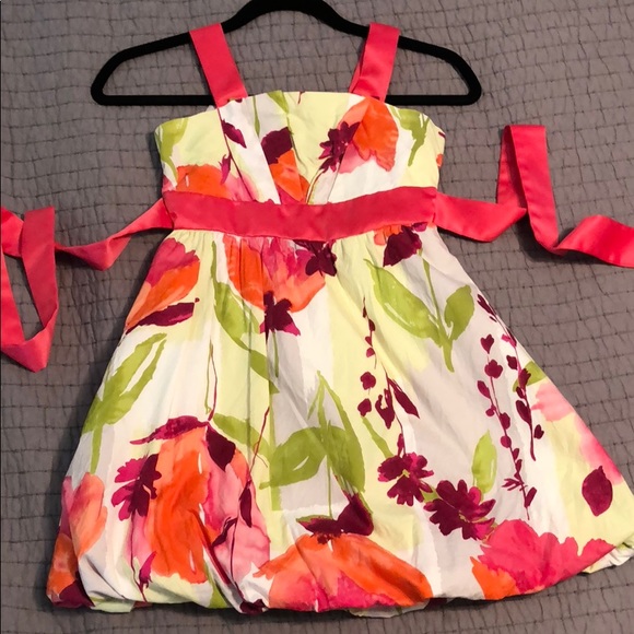 Rare Editions Other - Girls watercolor print party dress. Size 8